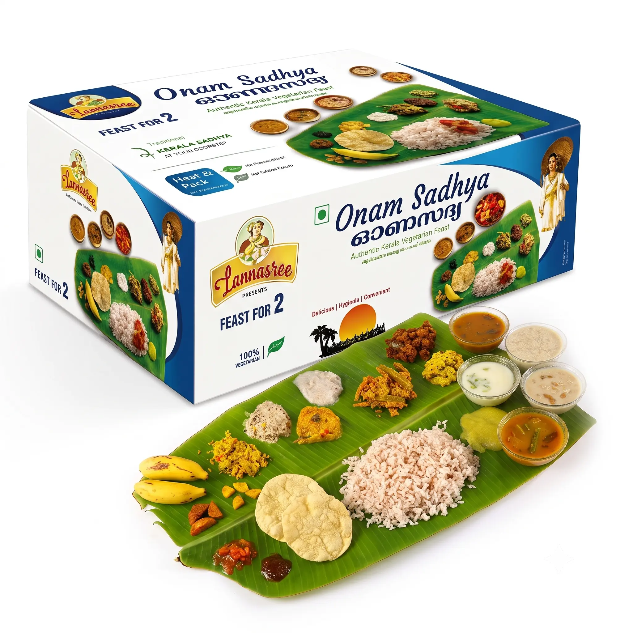 Ammachies Onasadhya (ഓണസദ്യ) Frozen 2 Pack ($15/Person)